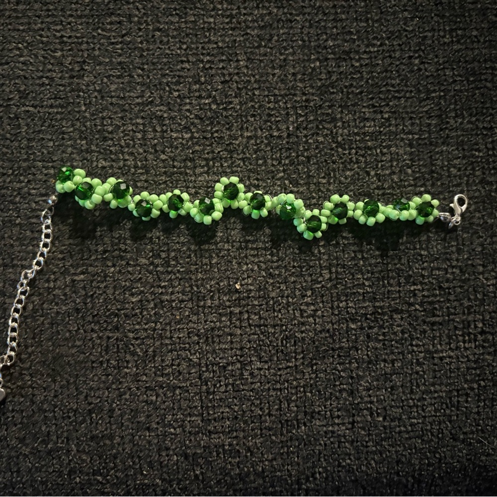 Green ZigZag Bracelet